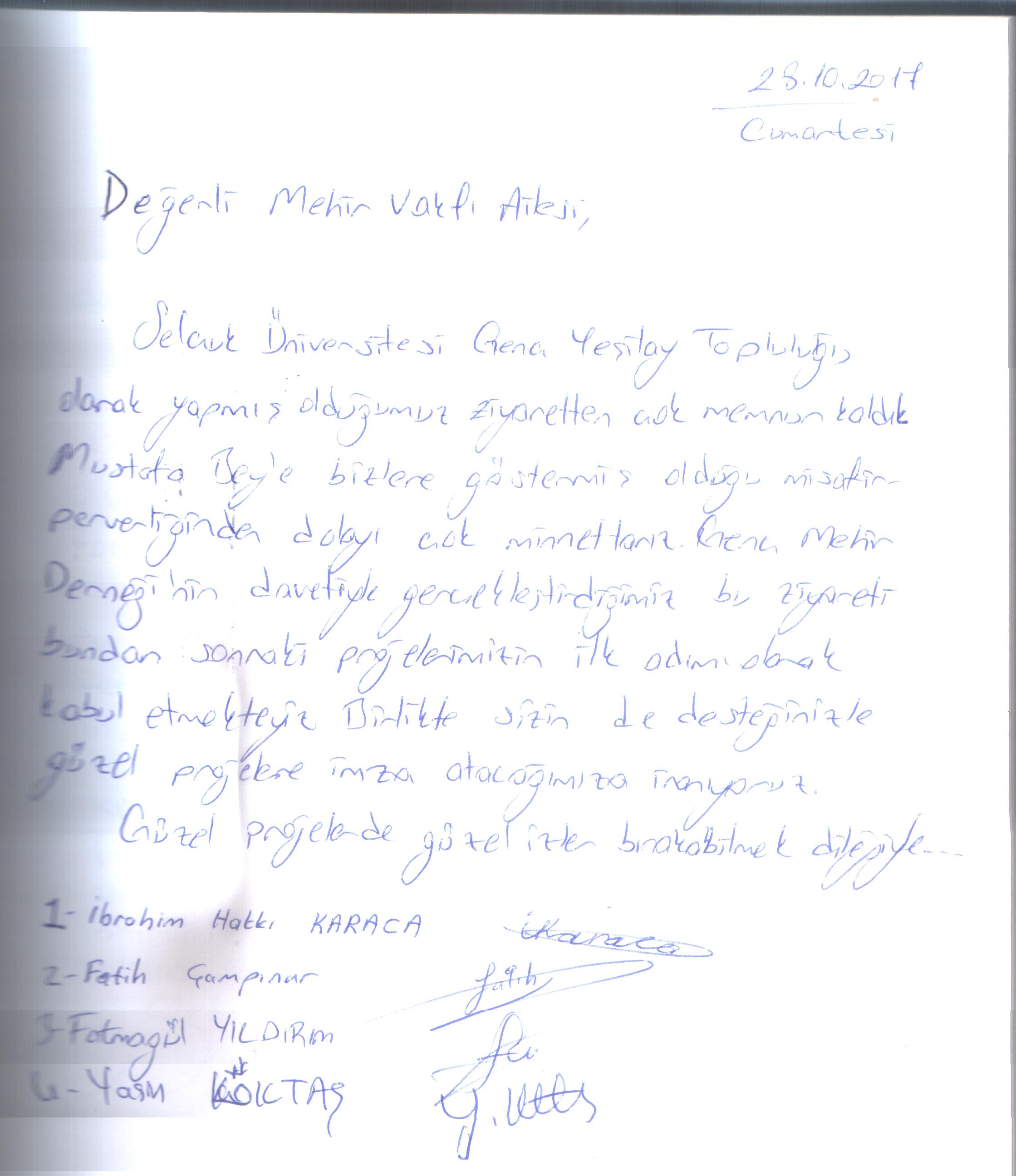 SELÇUK ÜNİVERSİTESİ GENÇ YEŞİLAY TOPLULUĞU